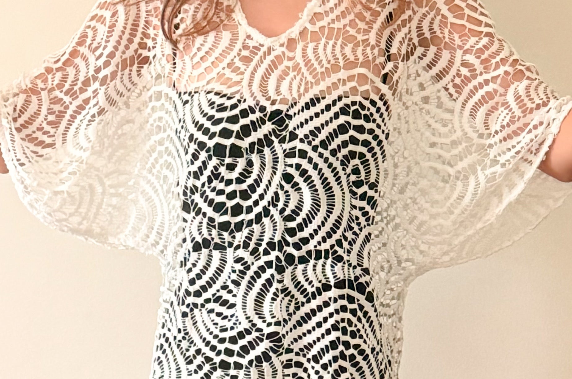 ARANJA Guipure Lace Coverup