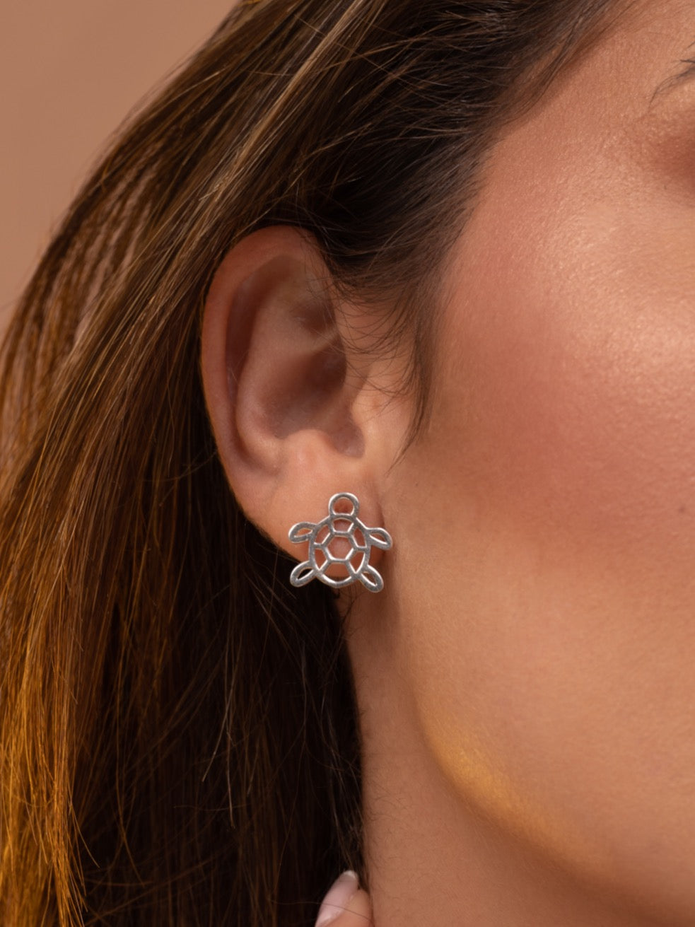 CHAMABELL Freedom Silver Tortoise Earrings – 2