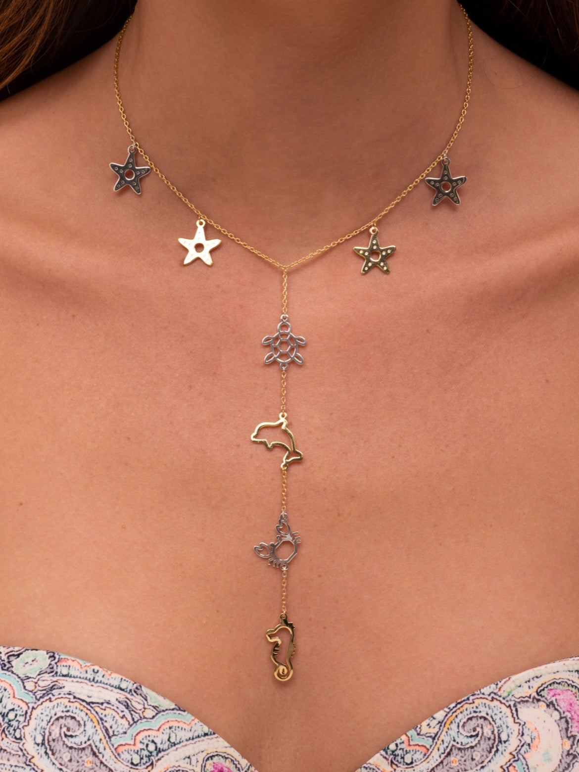 CHAMABELL Freedom Silver X Gold Plated “Necklace” – 2