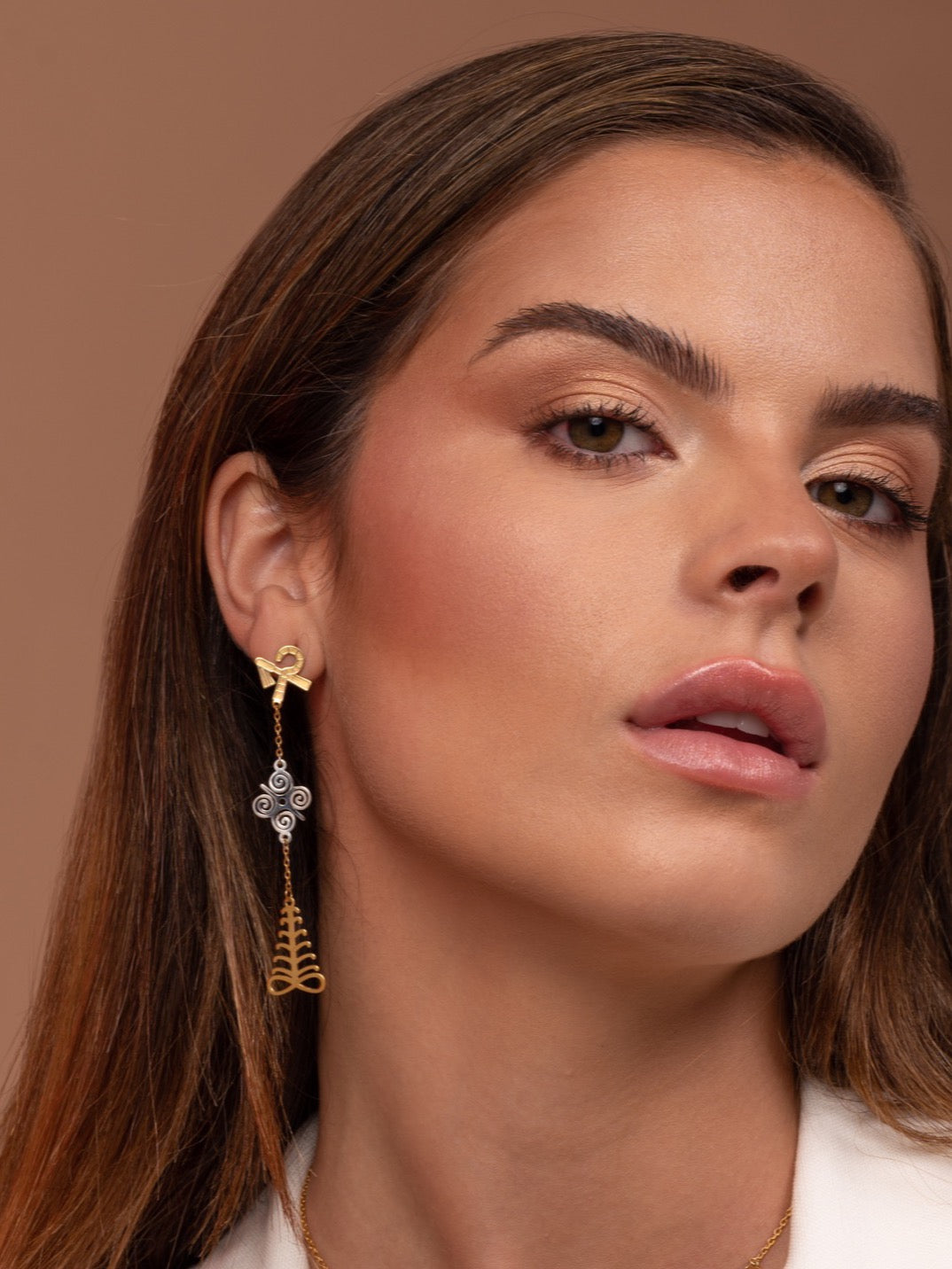 CHAMABELL Power Silver X Gold Plated “Earrings” – 2