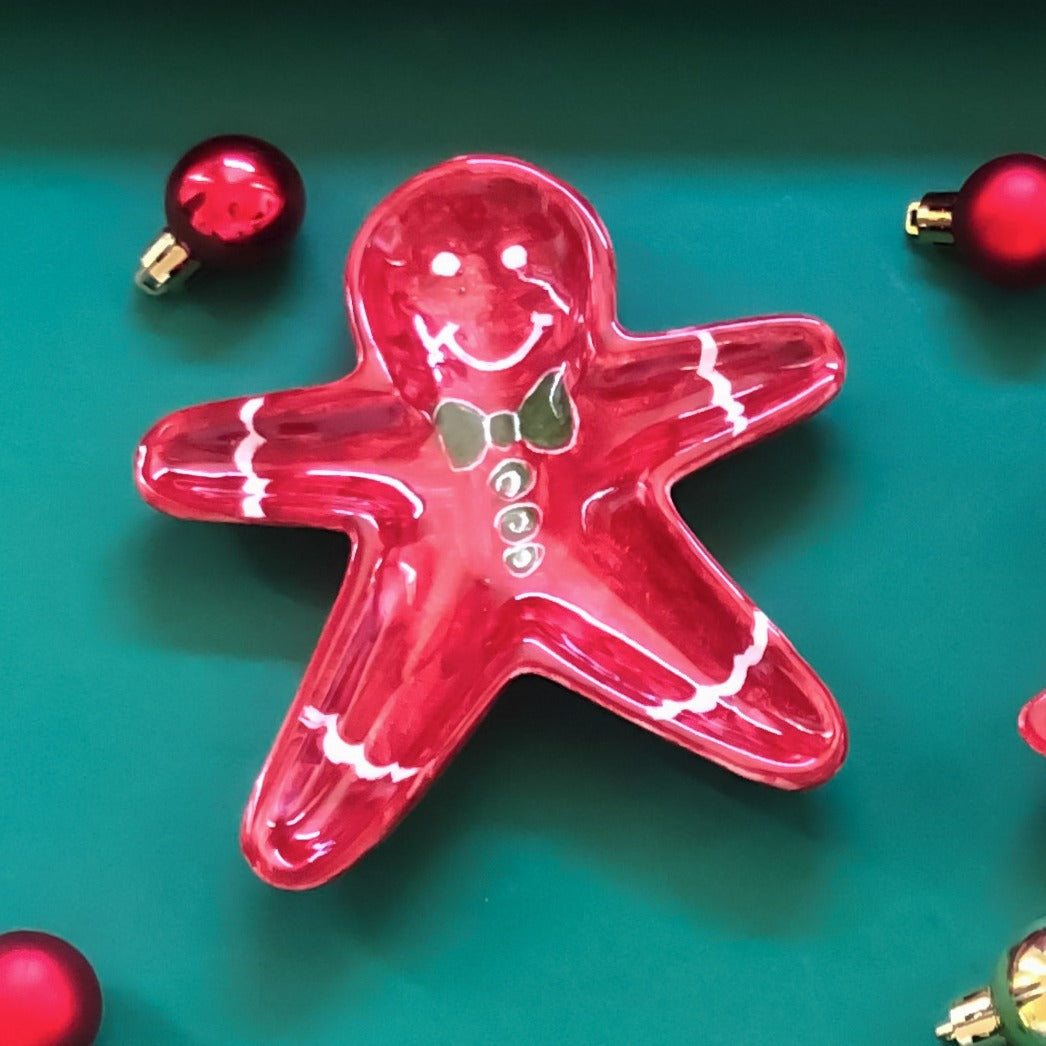 Gingerbread Man Small Plate/ Ashtray – 5