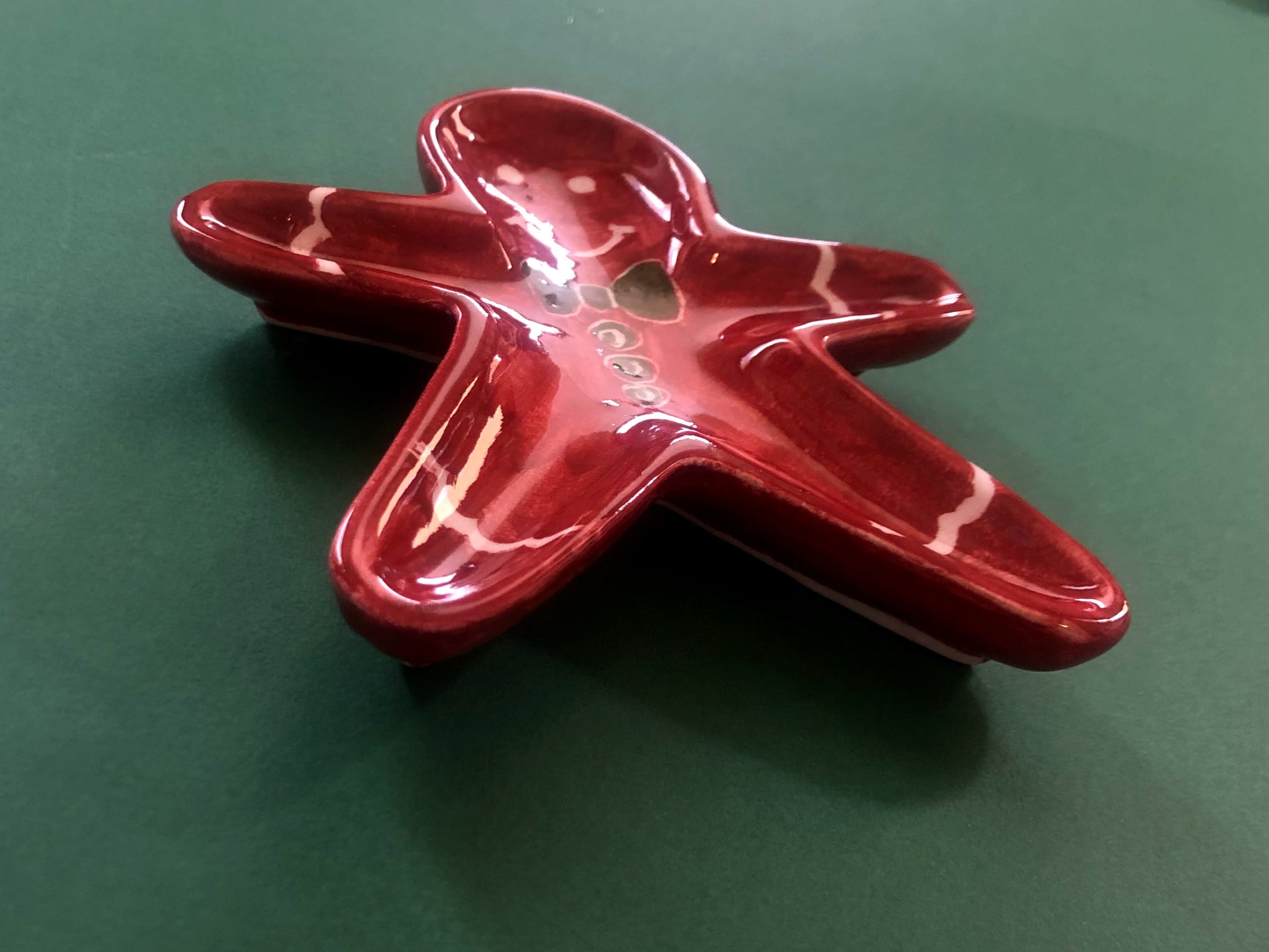 Gingerbread Man Small Plate/ Ashtray – 7