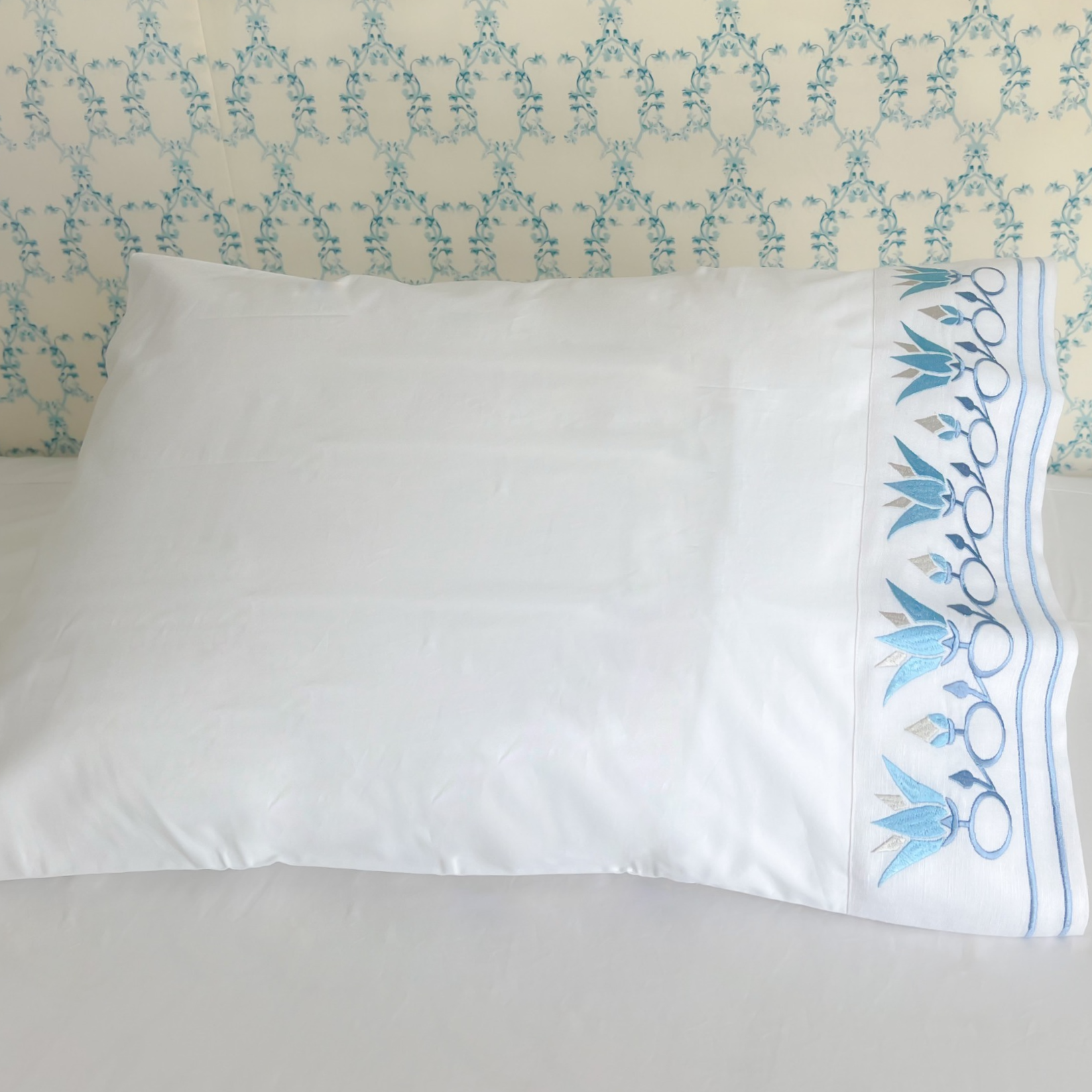 2 Pillow Cases Set - 330 TC Percale Cotton – 10