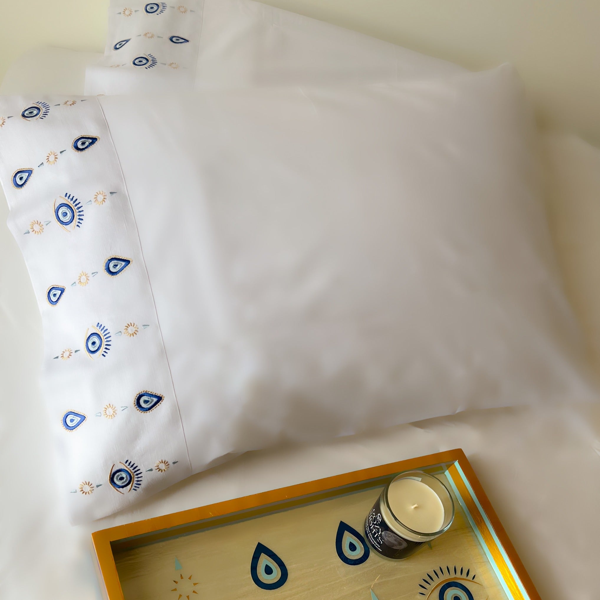 2 Pillow Cases Set - 330 TC Percale Cotton – 4