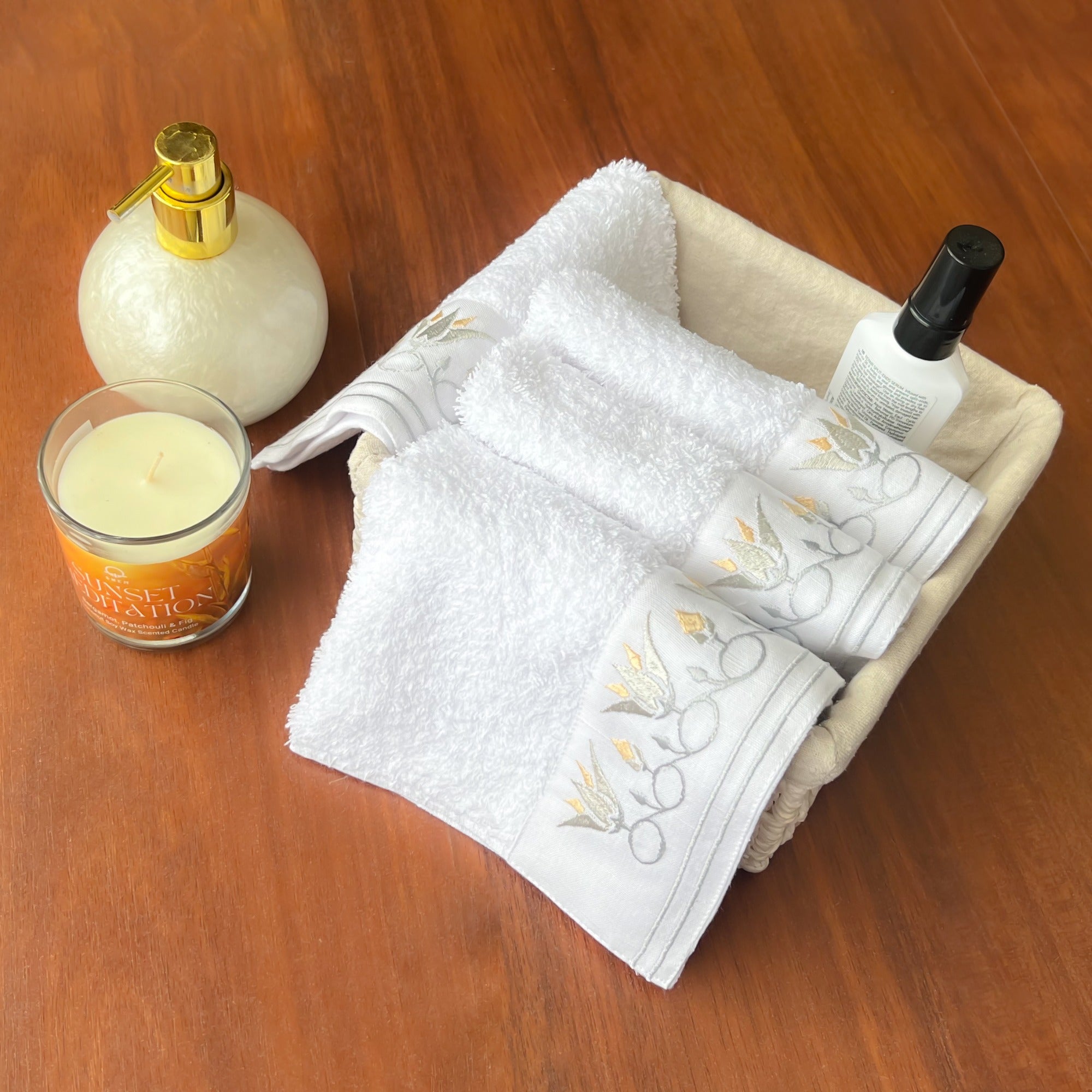 QADIMI Sesen Silver Towels – 8