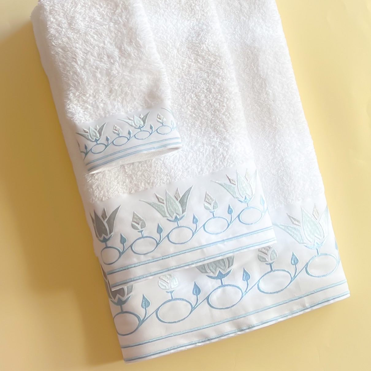 QADIMI Sesen Sky Blue Towels – 2