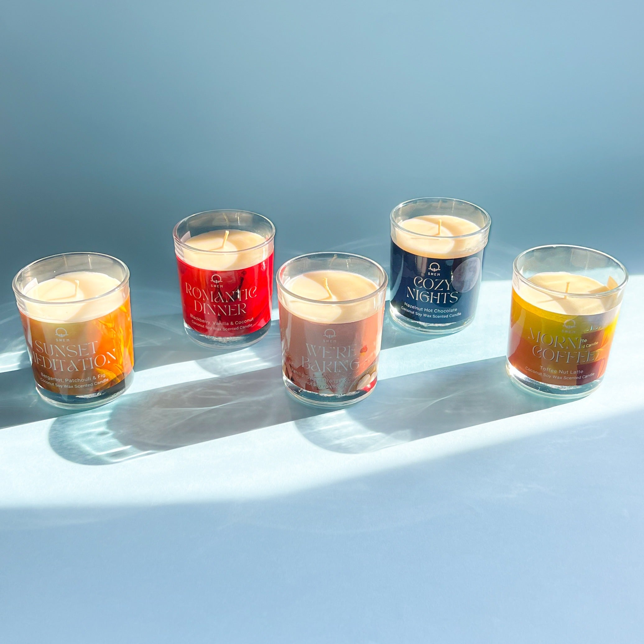 SAVING Bundle: 5 MOODY Candles "SAVE 200 LE"