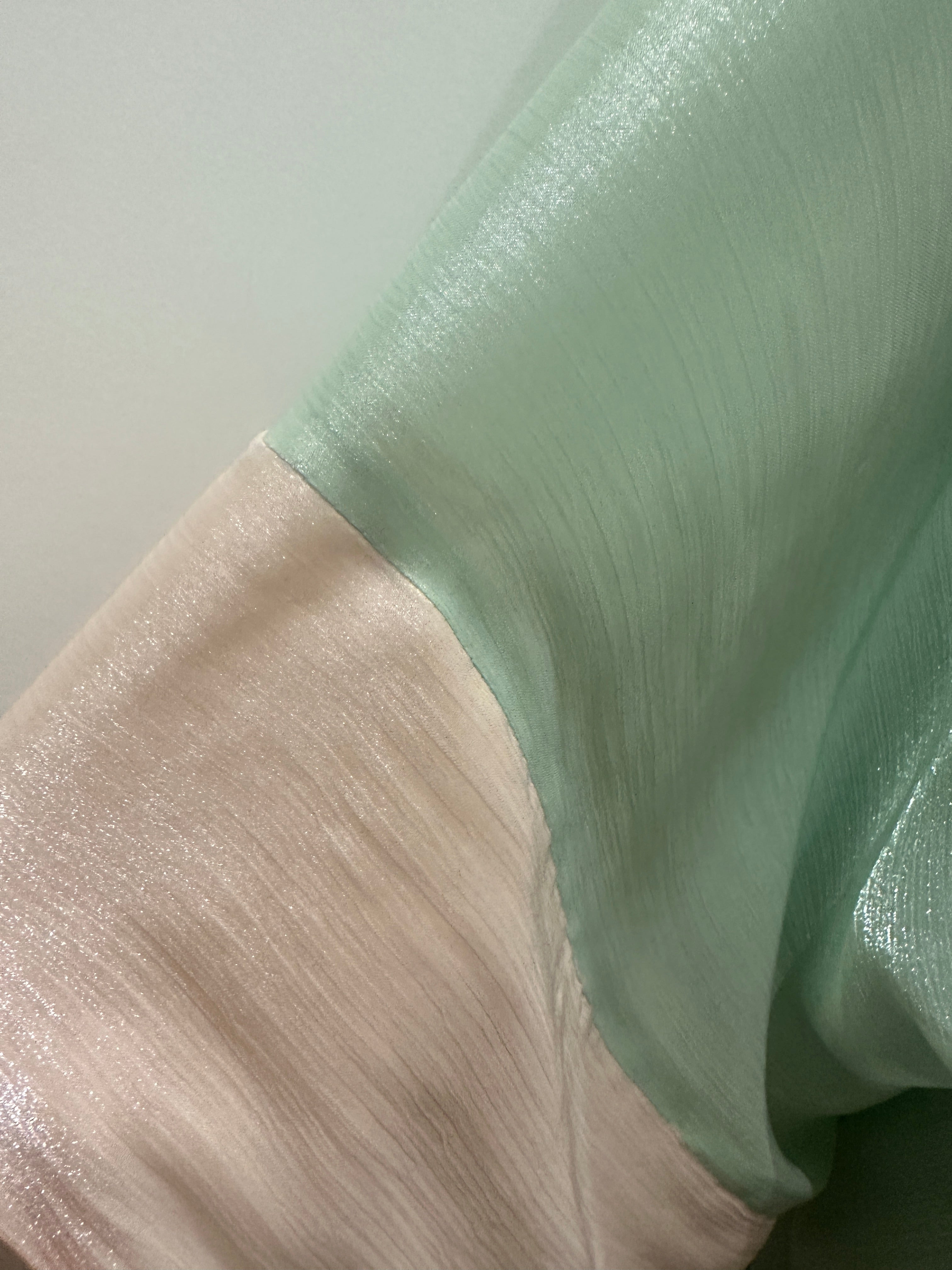 NOARINA Sheer Chiffon Pistachio Kimono