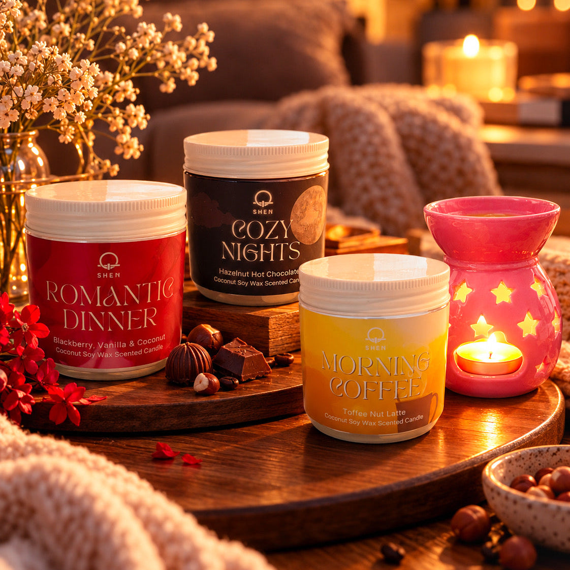 SAVING Bundle: 1 STARZY Fawaha + 3 MOODY Wax Melts Jars "SAVE 10%"