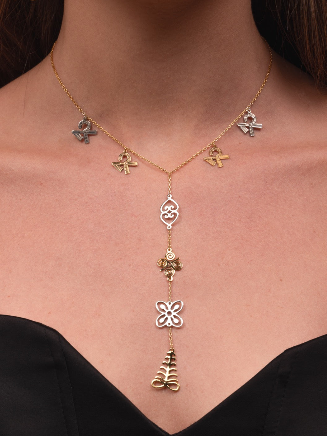 CHAMABELL Power Silver X Gold Plated “Necklace” – 3