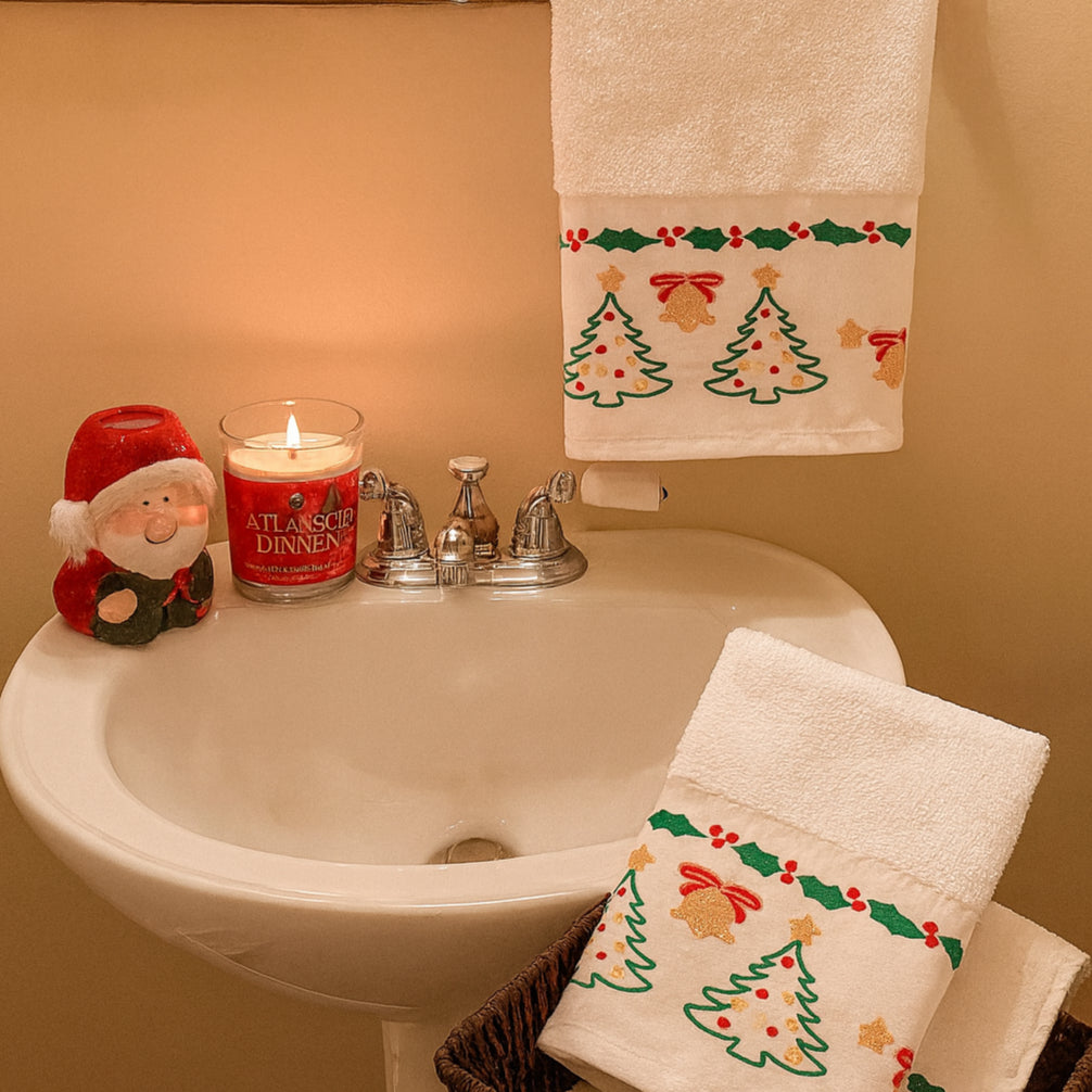 Christmas Bells Guest Towel
