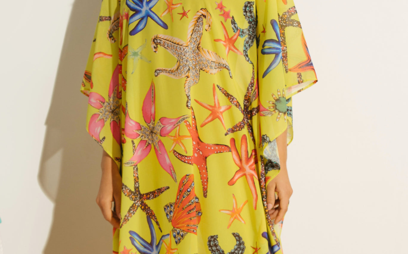 MORINI Yellow Crepe Chiffon Long Dress – 3