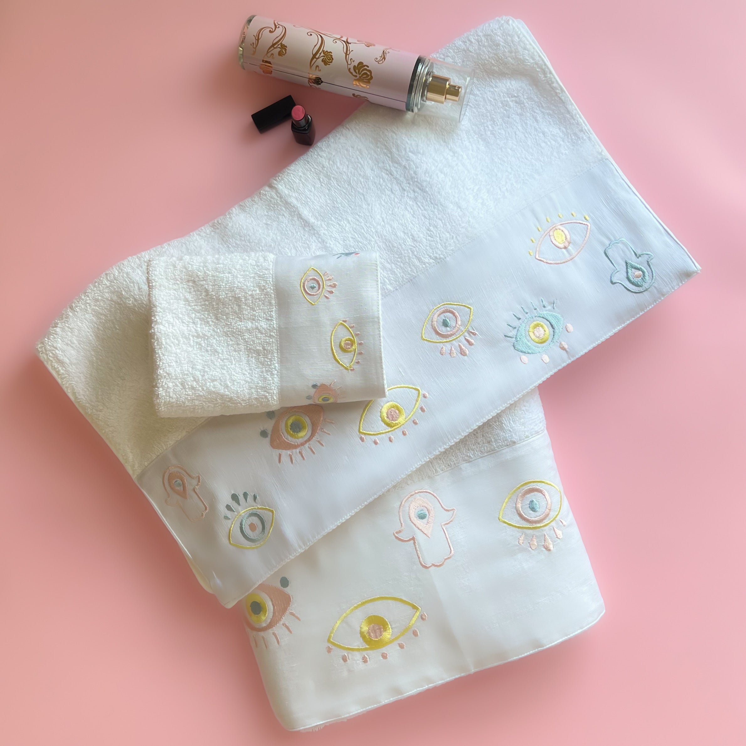 ERVY Pink Towels