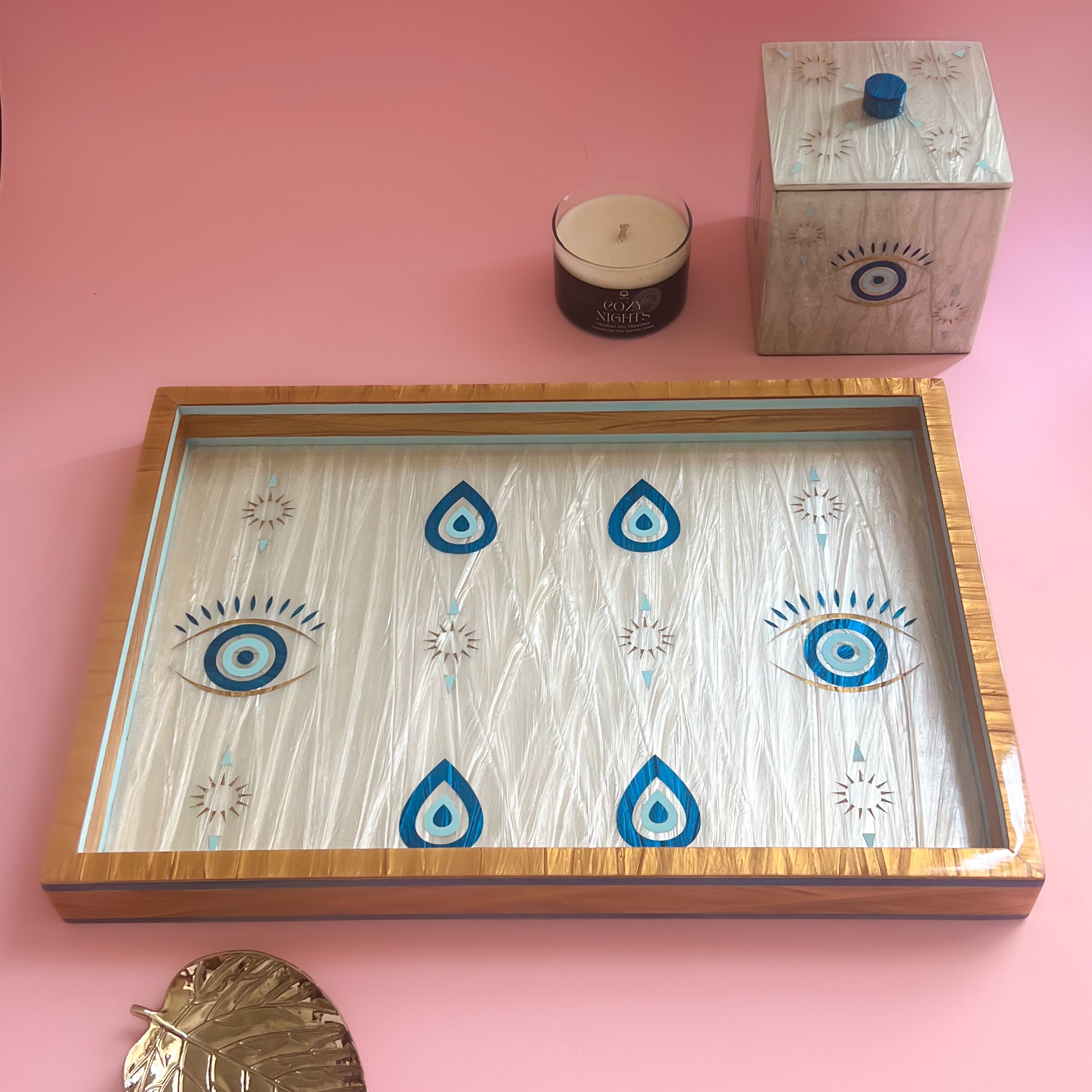 ERVY Eyes Wooden x Mother of Pearl Box – 10