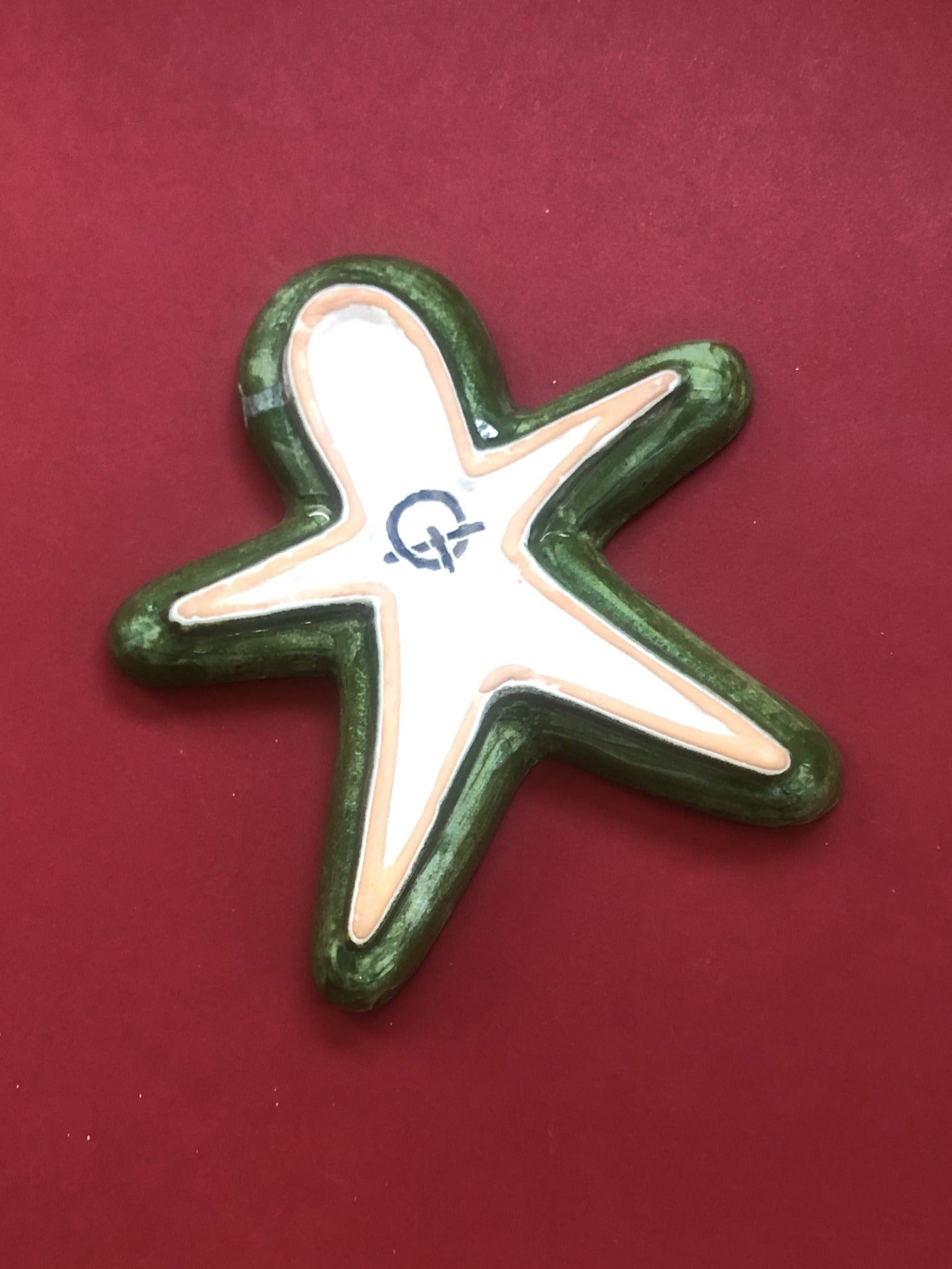 Gingerbread Man Small Plate/ Ashtray – 11