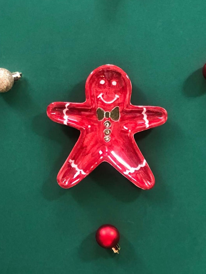 Gingerbread Man Small Plate/ Ashtray – 6