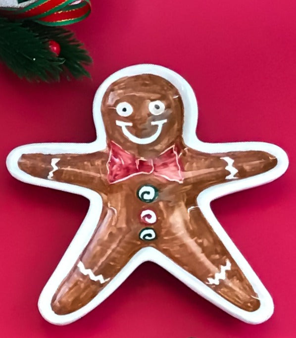 Gingerbread Man Small Plate/ Ashtray – 8
