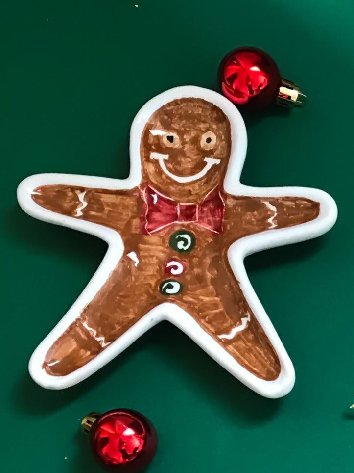 Gingerbread Man Small Plate/ Ashtray – 9
