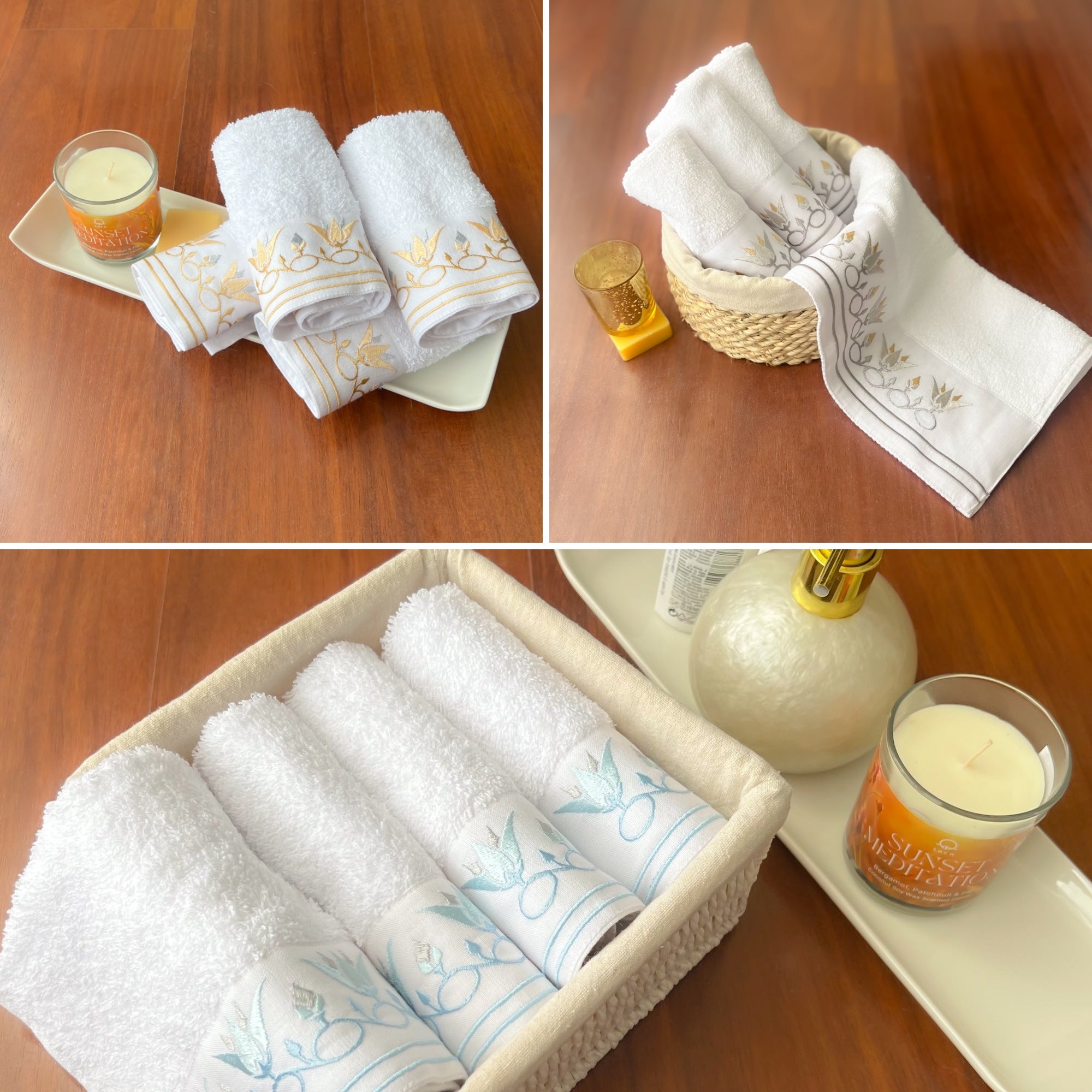 look towels trio