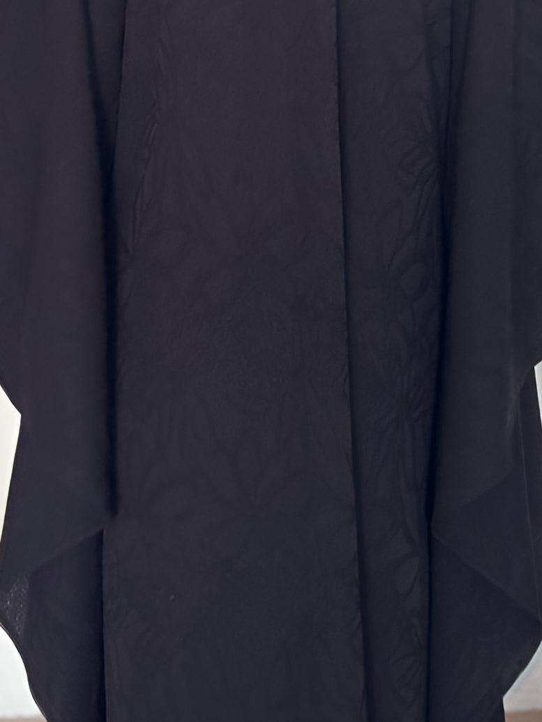 NOARINA Black Crepe Long Dress – 10