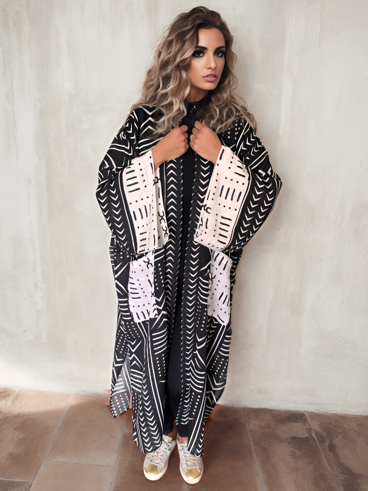 NOARINA Linen Pockets Long Kimono – 2