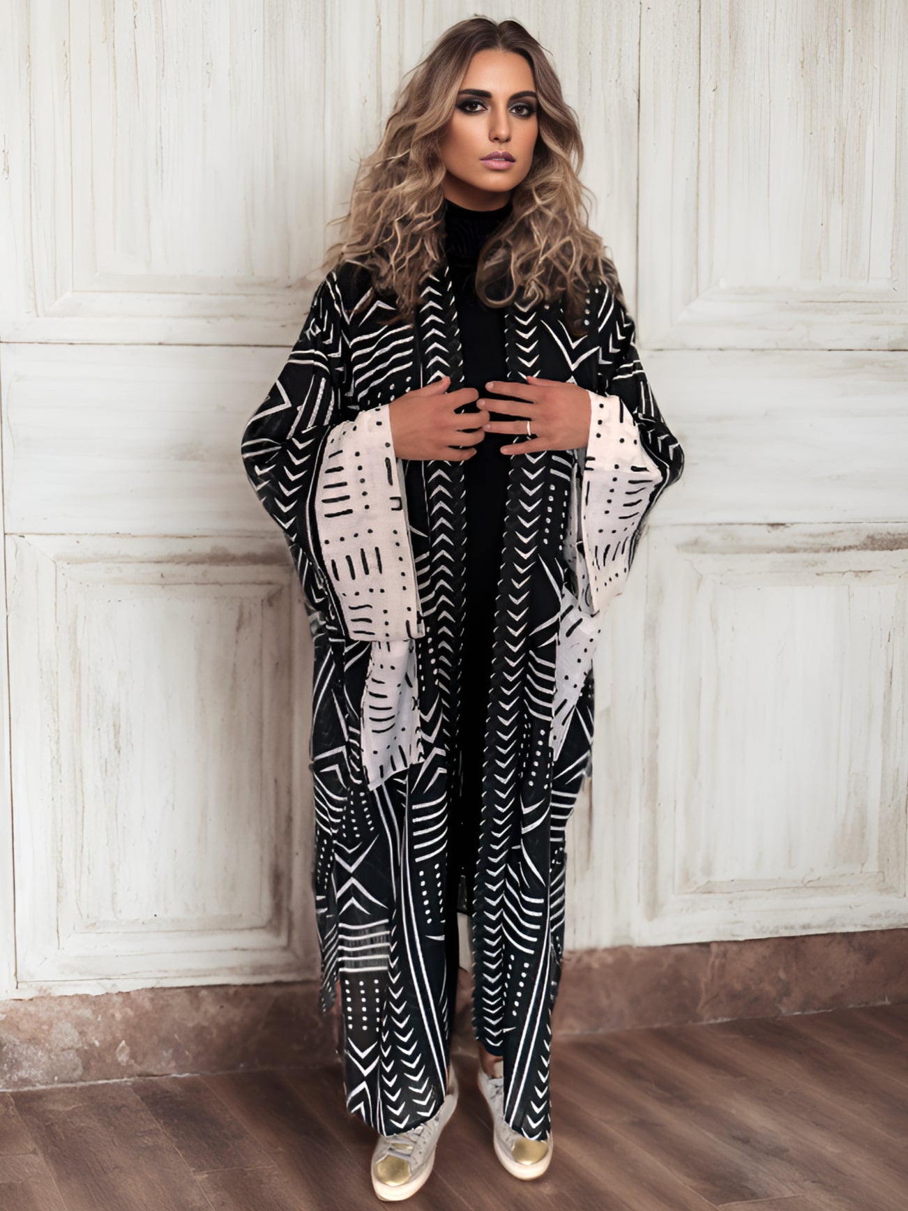 NOARINA Linen Pockets Long Kimono – 5