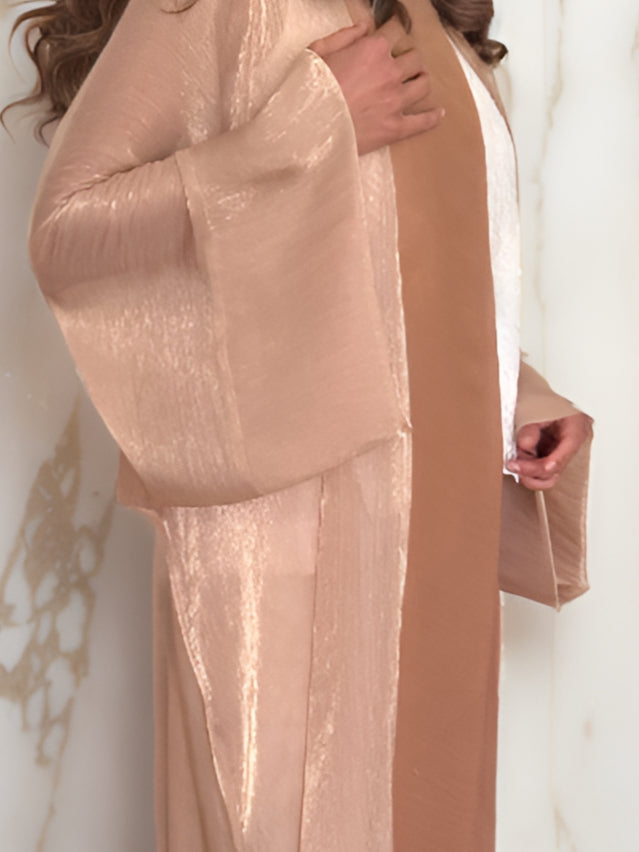 NOARINA Sheer Chiffon Cafe Long Kimono – 10