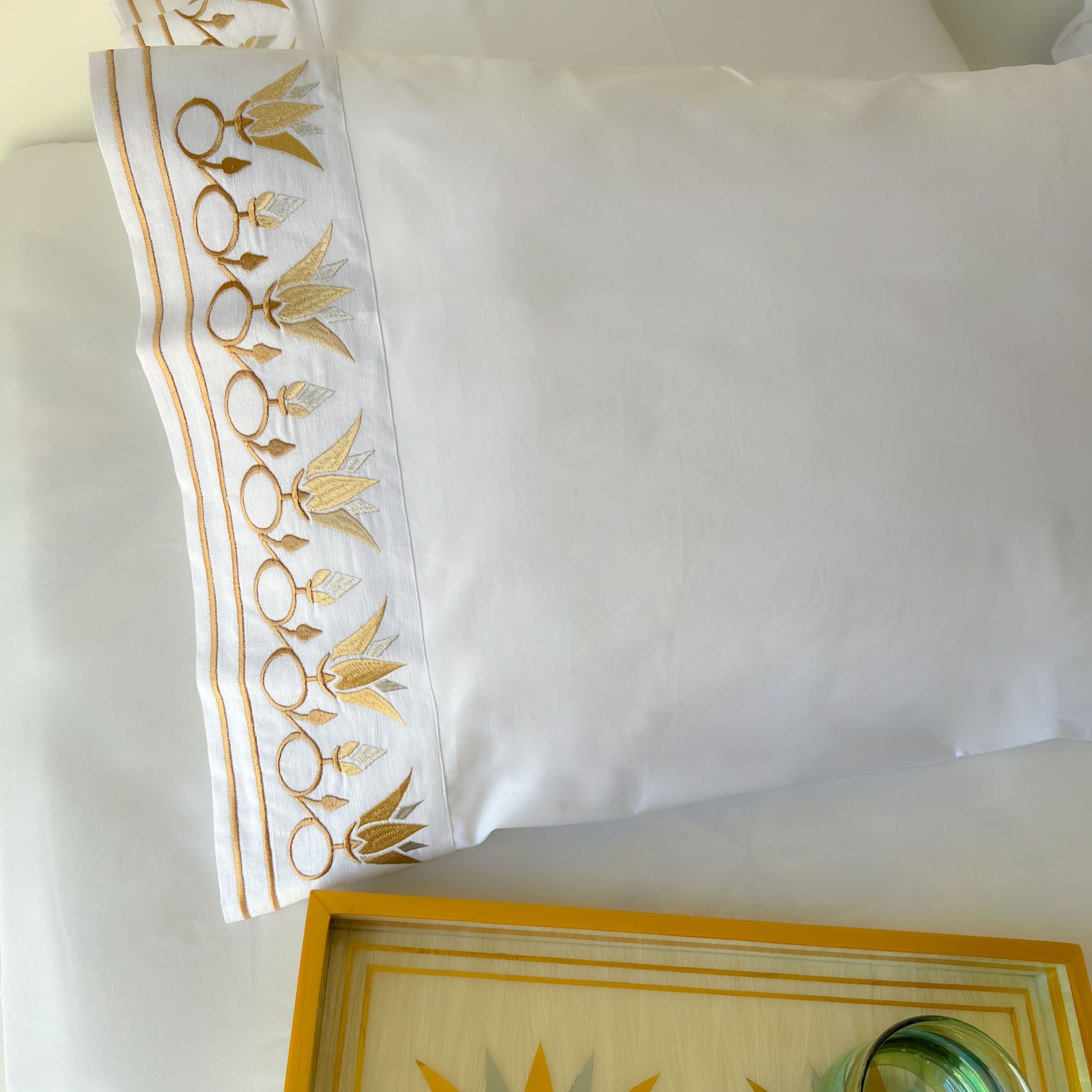 2 Pillow Cases Set - 330 TC Percale Cotton – 13