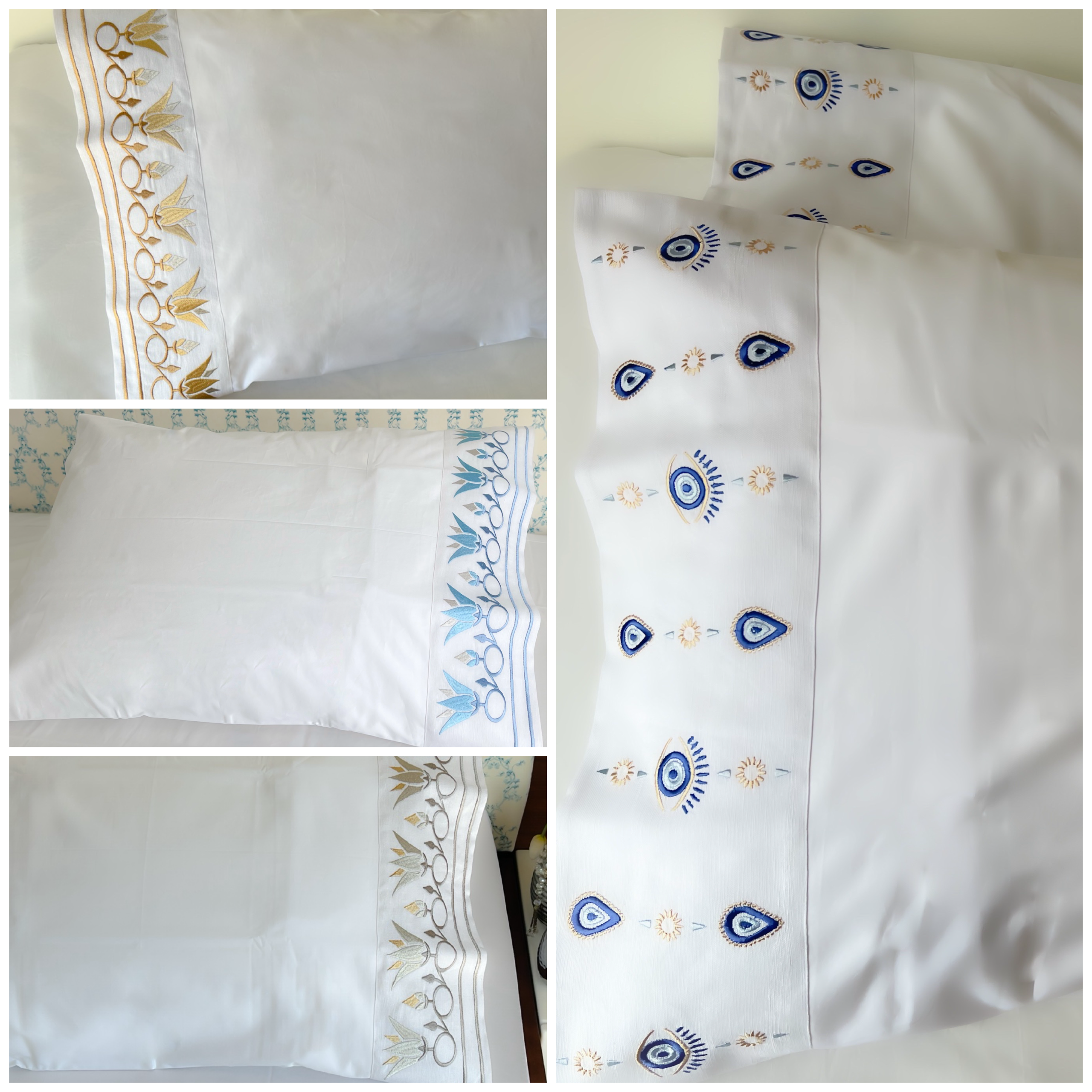 2 Pillow Cases Set - 330 TC Percale Cotton