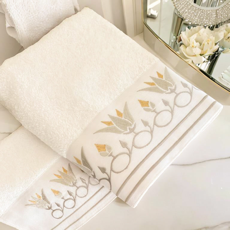QADIMI Sesen Silver Towels