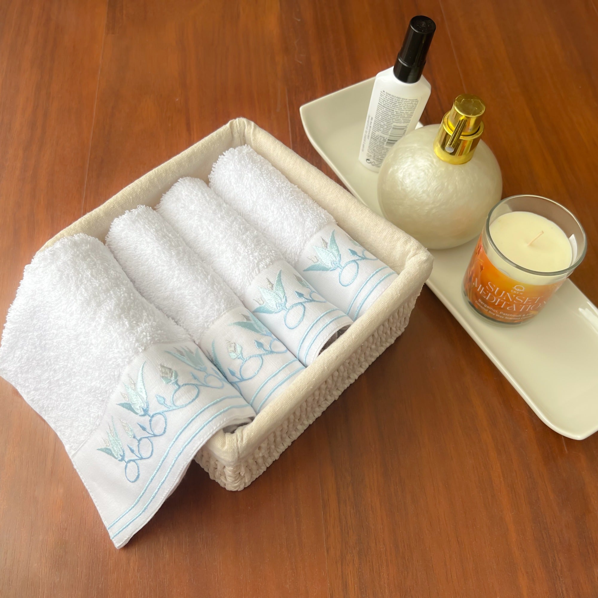 QADIMI Sesen Sky Blue Towels – 9