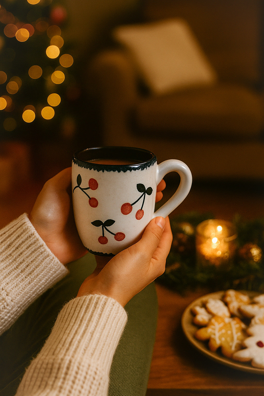 SAVING Bundle: 2 Winter Mugs + 1 MOODY 250 gm Candle "SAVE 10%" – 10