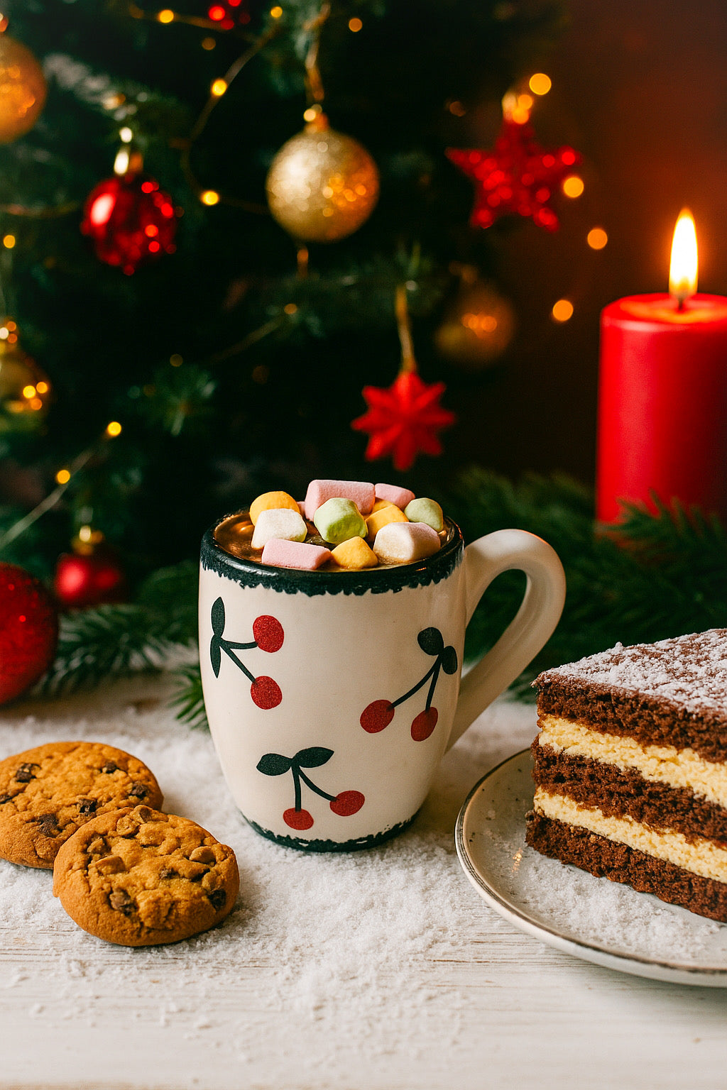SAVING Bundle: 2 Winter Mugs + 1 MOODY 250 gm Candle "SAVE 10%" – 14