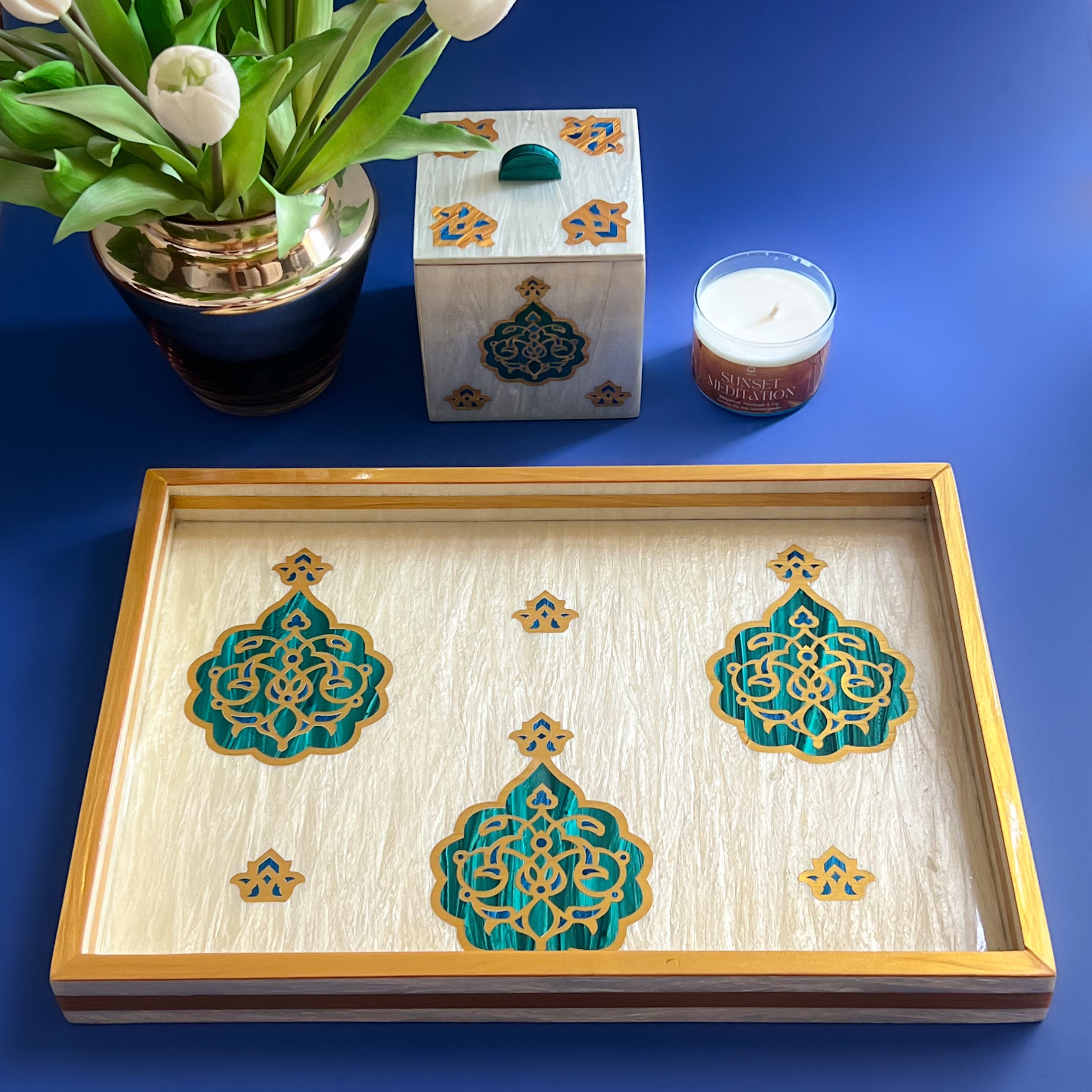 YAQEEN Wooden x Mother of Pearl Box – 6
