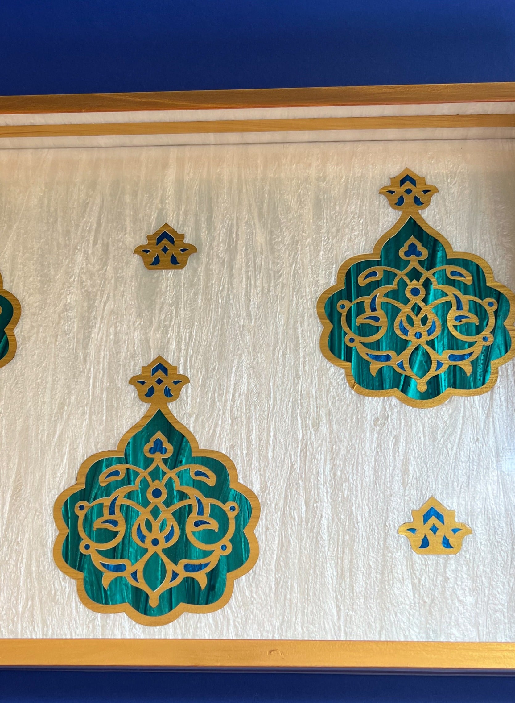 YAQEEN Wooden x Mother of Pearl Tray – 4